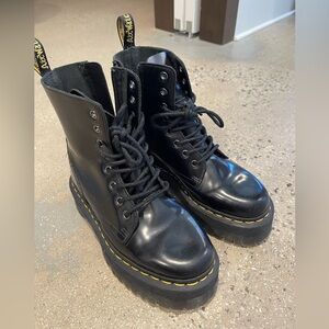 Dr. Martens Jadon Smooth Leather Platform Boots